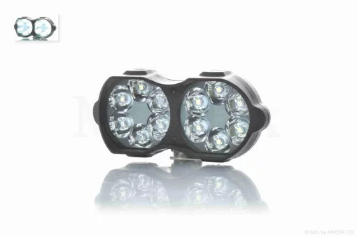 Фара додаткова діодна, подвійна, 116-54, біле світло #18110_, QT-009331