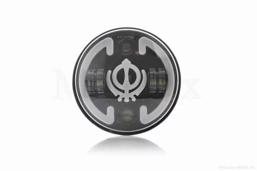 Фара мото діодна, кругла, D177, H4 #C134-1S2_, QT-012007