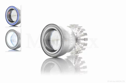 Модуль у фару діодний D63, біле світло, червоний/синій габарити, стробоскоп #18128_, QT-011563