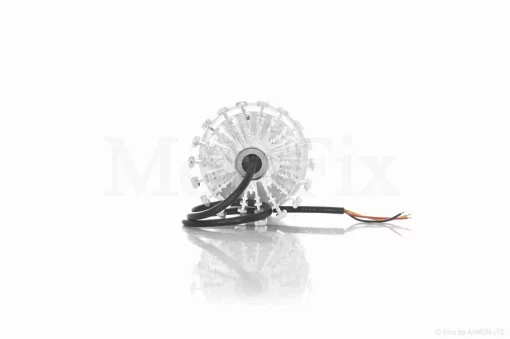 Модуль у фару діодний D63, біле світло, червоний/синій габарити, стробоскоп #18128_, QT-011563