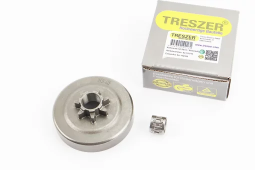 Тарелка сцепления "звезда" 325-7 Husqvarna-340/345/350/351/353/357/359/445/450/560 + подшипник, FIX-204321