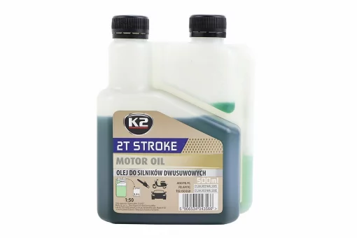 Масло 2T - полусинтетическое универсальное "2Т STROKE" GREEN, 500ml, FIX-209744