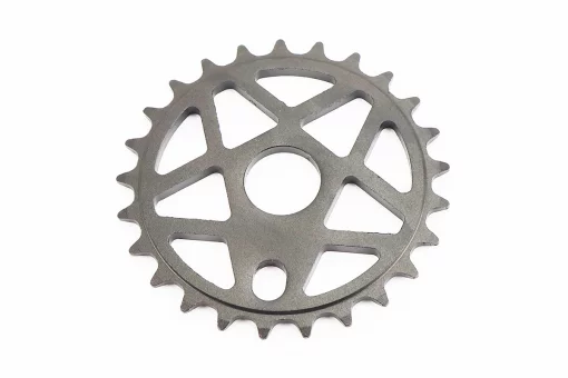 Звезда передняя BMX 25Т 1/2"x1/8", алюминиевая, чёрная KL-C215, FIX-406953