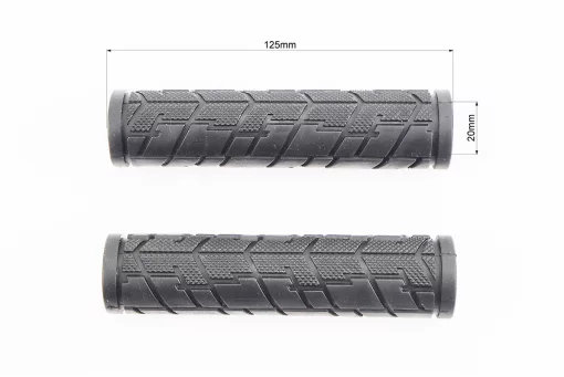 Ручки керма 125мм, чорні VLG-207, FIX-403068