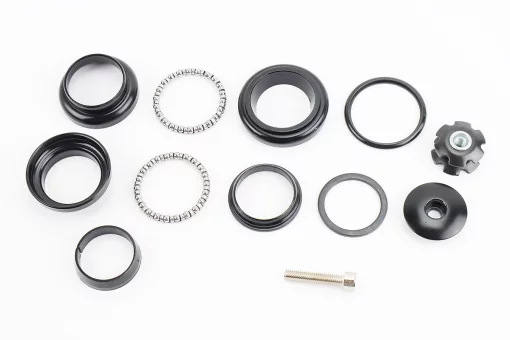 Кермова колонка 1-1/8" (34/28,6x34/30) безрізьбової вилки, чорні KL-B207, FIX-411027