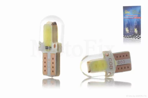 Лампы габарита безцокольные диодные T10 W5W 4 диода, 2шт "LIPAI", QT-018936