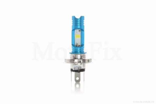 Лампа фари діодна H4 12V 35/35W 3 кристали, QT-021220