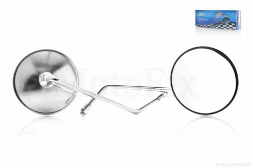 Дзеркала Alpha M10 R+R круглі, хром "LIPAI", QT-008552