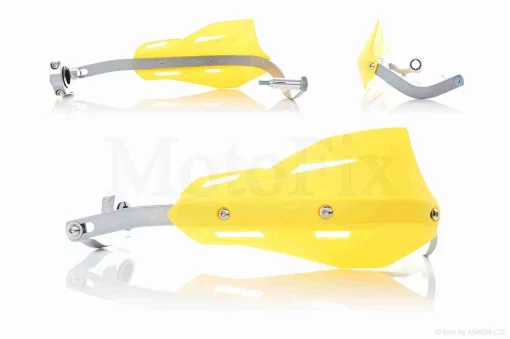 Захист рук на кермо (пара) мото #08 "FHS" (жовтий), QT-005407