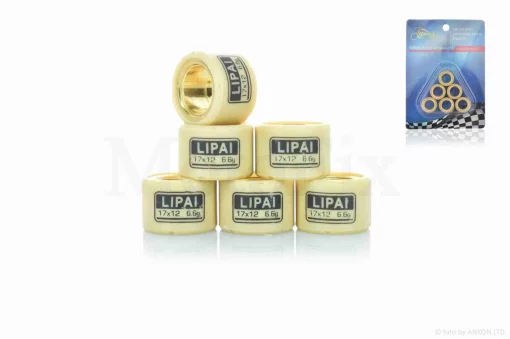 Ролики варіатора Suzuki 17-12 6.6g "LIPAI" (std), QT-030168