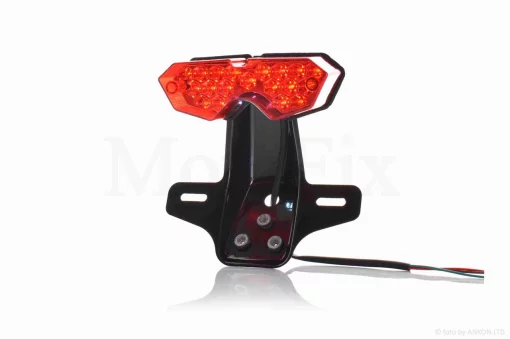 Стоп у зборі Delta діодний без поворотів, тонований, підсвічування номера +кронштейн #5 "LIPAI", QT-023500