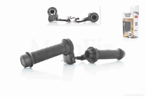 Грипси (ручки керма) універсальні, з підігрівом #38 (2 режими 50/70C), QT-032827