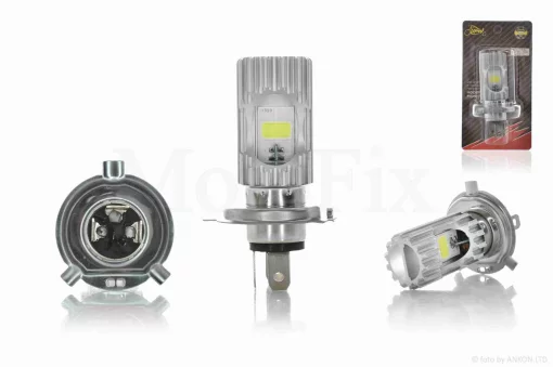 Лампа фары диодная H4 12V 35/35W 2 кристала, D27 #2178 "LIPAI", QT-037305