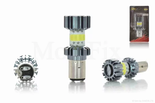 Лампа фары диодная H4 12V 35/35W 8 кристалов, D30 #2181 "LIPAI", QT-037306