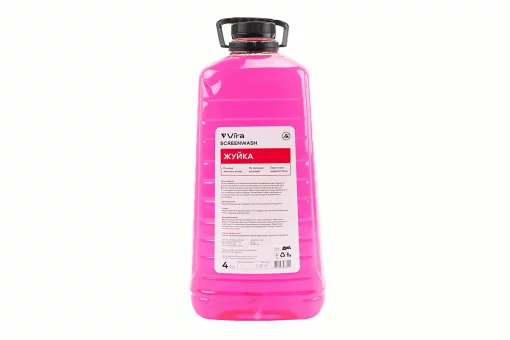 Жидкость для чистки стекол летняя (в бачок омывателя), "Жуйка" 4L, FIX-209583