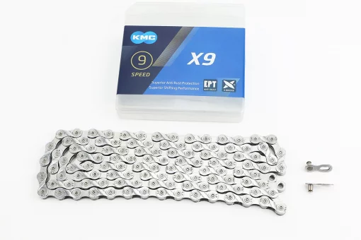 Ланцюг приводний 1/2х11/128х116L 9 швидкостей, сріблястий X9 EPT, FIX-406875