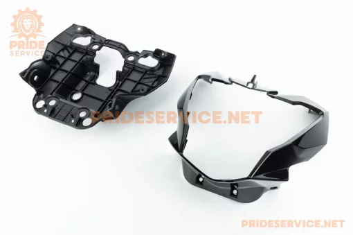 LIFAN LF150-2E/200 CityR Пластик-обтекатель фары к-кт, чёрный, ЗЧ-МОТО, YQ-351624