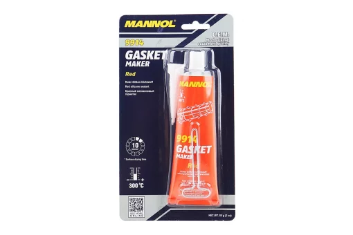 Герметик силіконовий високотемпературний ЧЕРВОНИЙ "9914 Gasket Maket Red" 85g, FIX-304009