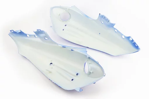 Пластик - боковой задний с "дырками" левый + правый к-кт, СИНИЙ, FIX-209478