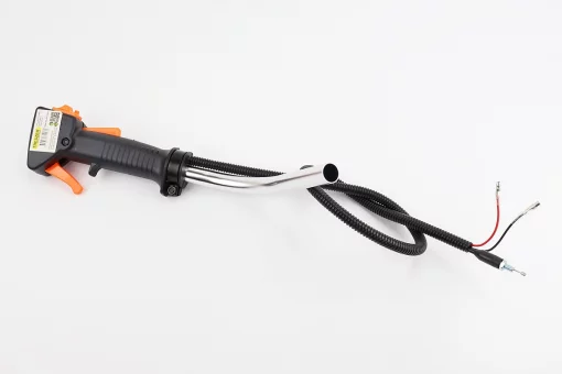 Ручка газа + трос Тип 2, (курок "вузький", з трубою), FIX-209611