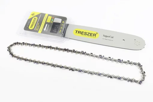 Шина 15"-1,5mm 325 64зв L-45см + цепь 325-1,5mm-64зв. квад. зуб, на блистере, FIX-209612