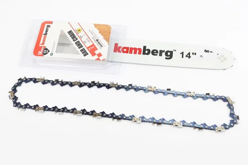 Шина 14"-1,3mm 3/8" 50зв L-39см + цепь 3/8"-1,3mm-50зв. квад. зуб, на блистере, FIX-209697