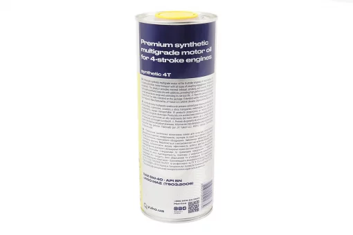 Олива 4T 5W-40 - синтетична універсальна "SYNTHETIC", 1L, Metal, FIX-304675