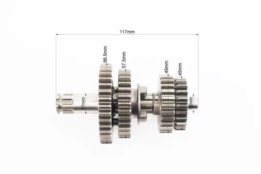 Коробка передач (два вала с шестернями) d-12мм под подшипник, FIX-338623
