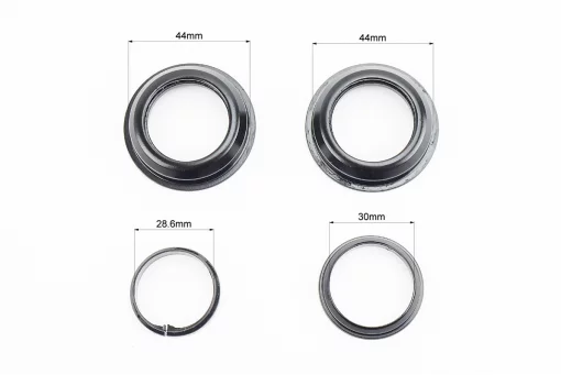 Кермова колонка 1-1/8" (44/28,6x44/30) безрізьбової вилки, напівінтегровані, чорні KL-B430, FIX-406842