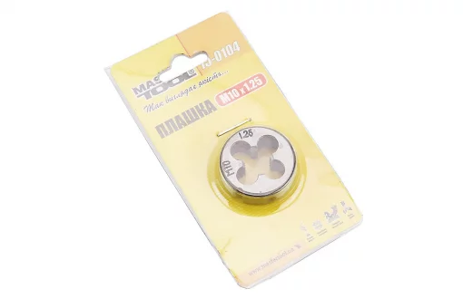 Плашка для нарезания резьбы M10х1,25мм 9xС DIN233 15-0104, FIX-210084