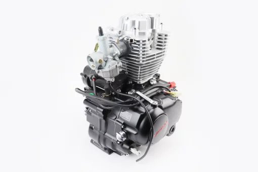 Двигун мотоциклетний в зборі CGB-200cc (164FMLR) + карбюратор (з балансувальним валом), FIX-307152