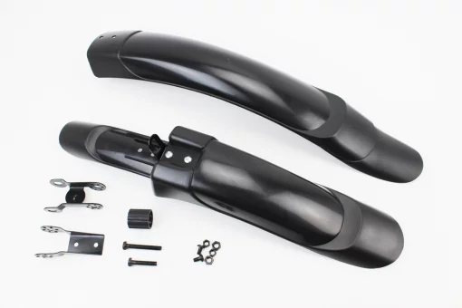 Крылья пластмассовые 24-26" MTB раздвижные, чёрные, FIX-403805