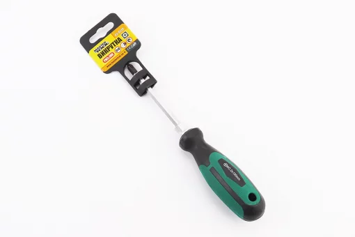 Викрутка магнітна хрестова HEX РН2x100мм ручка з TPR покриттям 45-8210, FIX-702028