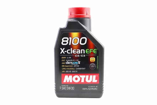 Олива 4T 5W-30 - синтетична мотоциклетна "8100 SYNTHETIC 100%", 1L, FIX-304264