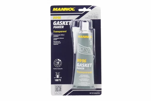 Герметик силіконовий високотемпературний ПРОЗОРНИЙ "Silicone Gasket transparent" 85g, FIX-304495