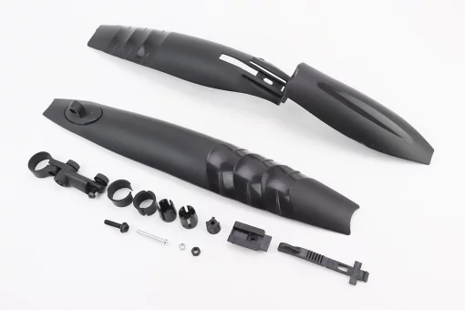 Крылья пластмассовые 24-26" MTB быстросъёмные, чёрные HC-373, FIX-409840