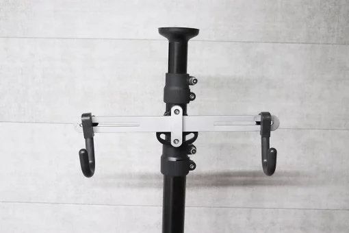 Подставка под 2 велосипеда телескопическая 1,7-4м, алюминиевая, чёрная, FIX-409898