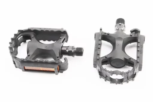 Педали CHILD 9/16" (97x70x28mm) пластиковые, чёрные FP-628, FIX-411823