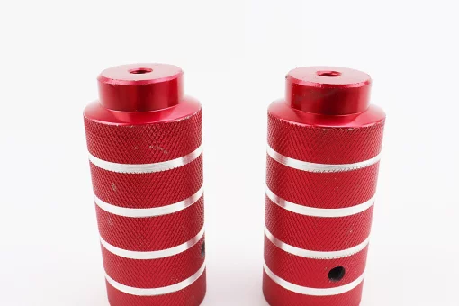 Пеги ВМХ &Oslash;50х112мм под ось10мм, алюминиевые, красные к-кт, FIX-411888