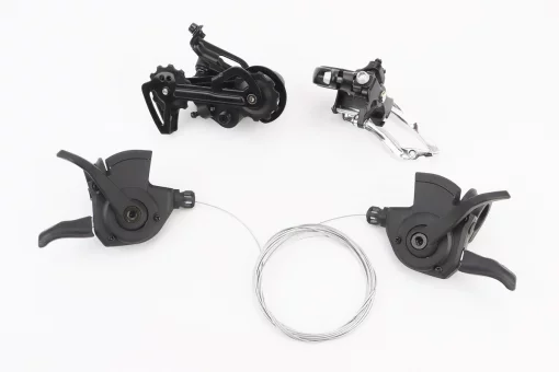 Комплект перемикання (групсет) 3x8 швидкостей, чорні A3, FIX-412113