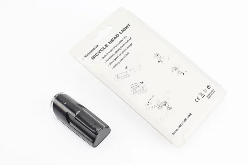 Фонарь передний 5 диодов, чёрный XC-104B (без батареек), FIX-210316