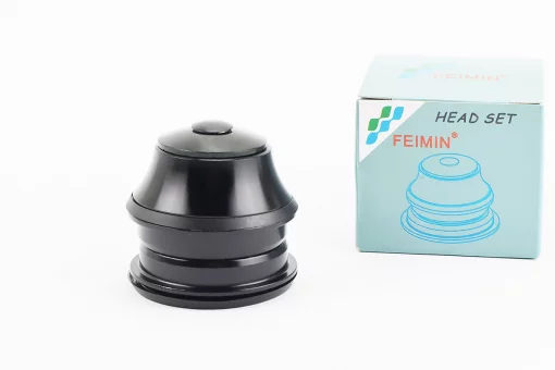 Кермова колонка 1-1/8" (44/28,6x44/30) безрізьбової вилки, напівінтегровані, пром-підшипники, чорні FP-H835B, FIX-210321