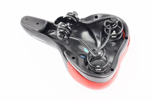 Сидіння ХВЗ/Gamma 265x170мм чорно-червоне, FIX-210329