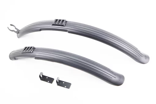 Крылья пластмассовые 26" MTB длинные, чёрные JK5109R, FIX-210345