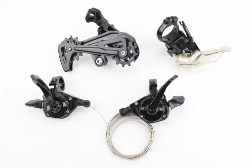 Комплект перемикання (групсет) 2x12 швидкостей, чорні AX, 4 деталі, FIX-210361