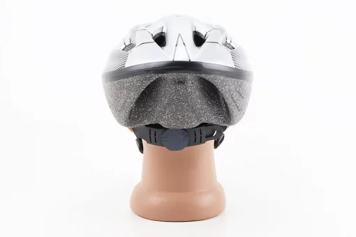 Шолом велосипедний M (54-57 см) знімний козирок, 12 вент. отворів, сірий MJ-004, FIX-210384