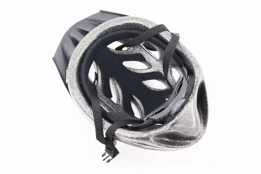 Шолом велосипедний M (54-57 см) знімний козирок, 12 вент. отворів, синій MJ-004, FIX-210385