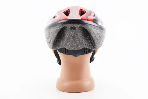 Шлем велосипедный M (54-57 см) съёмный козырёк, 12 вент. отверстий, красный MJ-004, FIX-210386