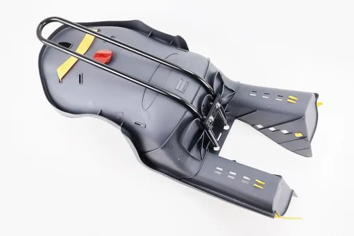 Сиденье для перевозки детей до 22кг пластмассовое заднее, крепл. быстросъёмное, трехточечный ремень безопасности, BQ-7-1,