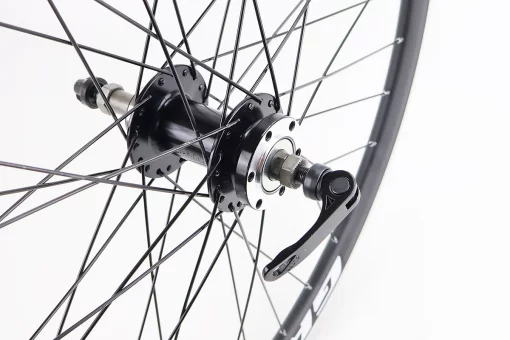 Колесо 26" заднее V/Disk-brake, обод и втулка 14Gx36H алюминиевые, под вольнобег, крепл. эксцентрик, "GRAVITY", FIX-210393